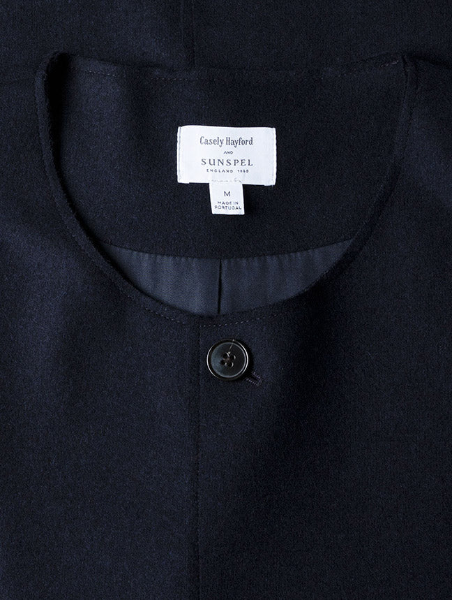 Sunspel x Casely-Hayford Waistcoat in Navy