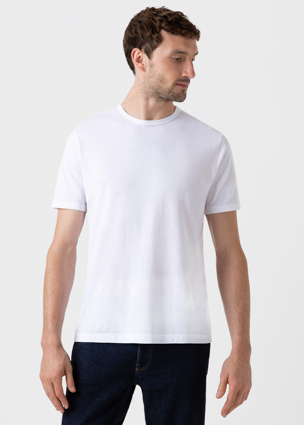 T‑shirt classique en blanc