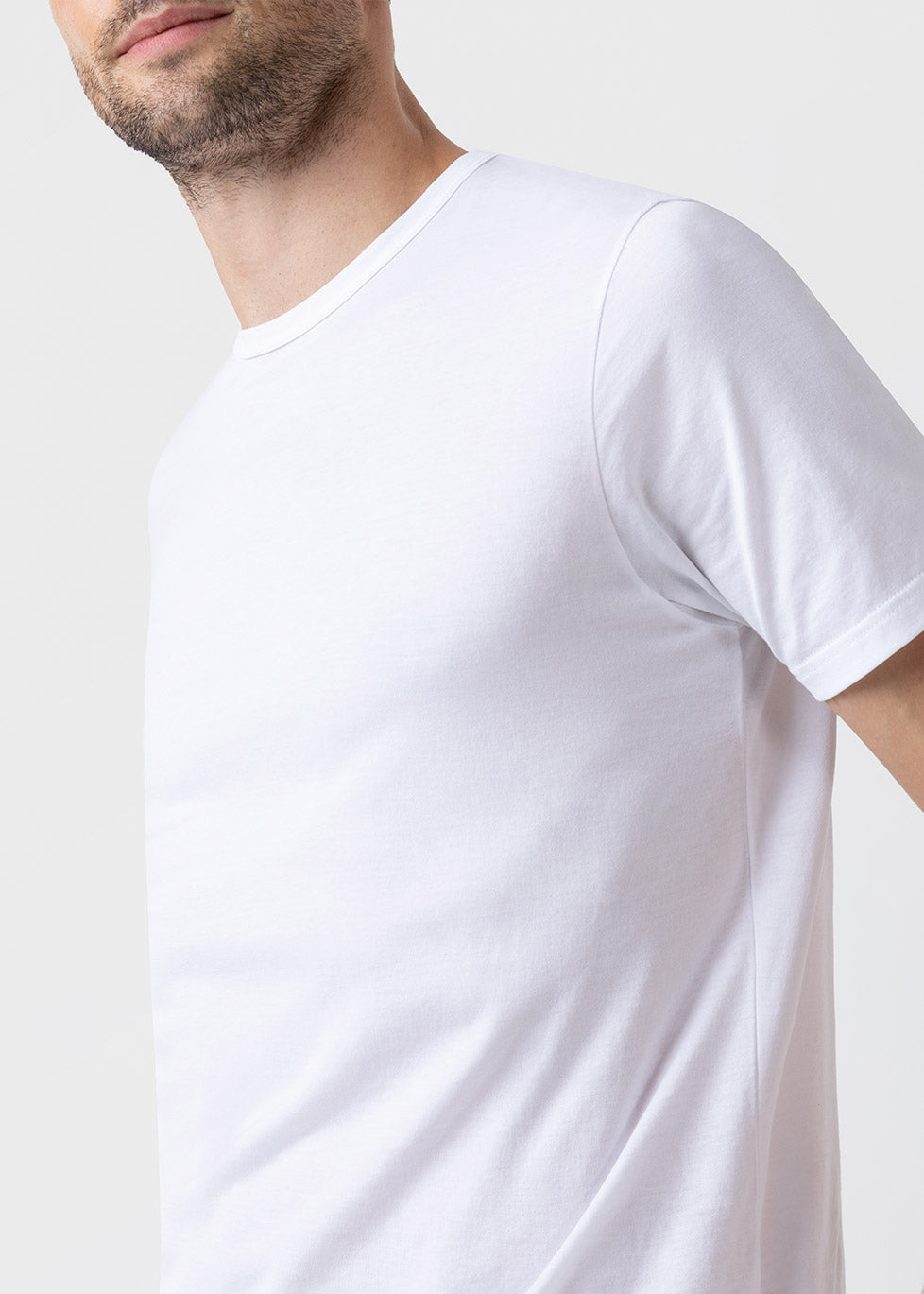 T‑shirt classique en blanc