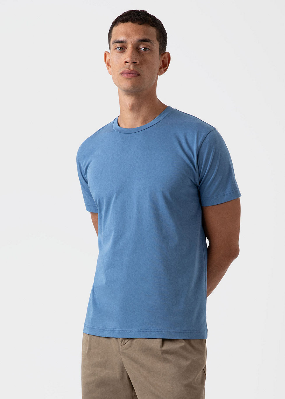 Riviera T-shirt in Bluestone