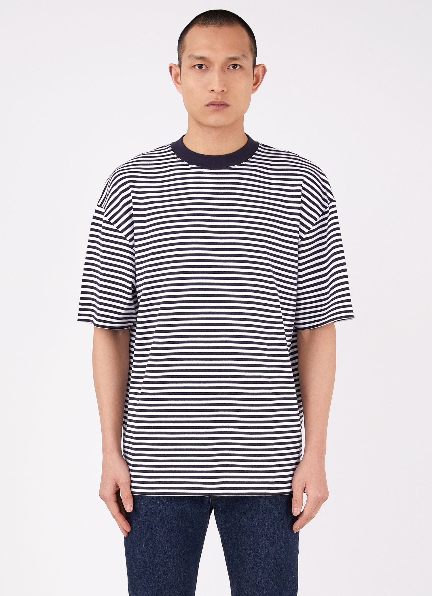 ennoy S/S Border T-Shirt (NAVY × WHITE)Tシャツ/カットソー(半袖/袖 ...