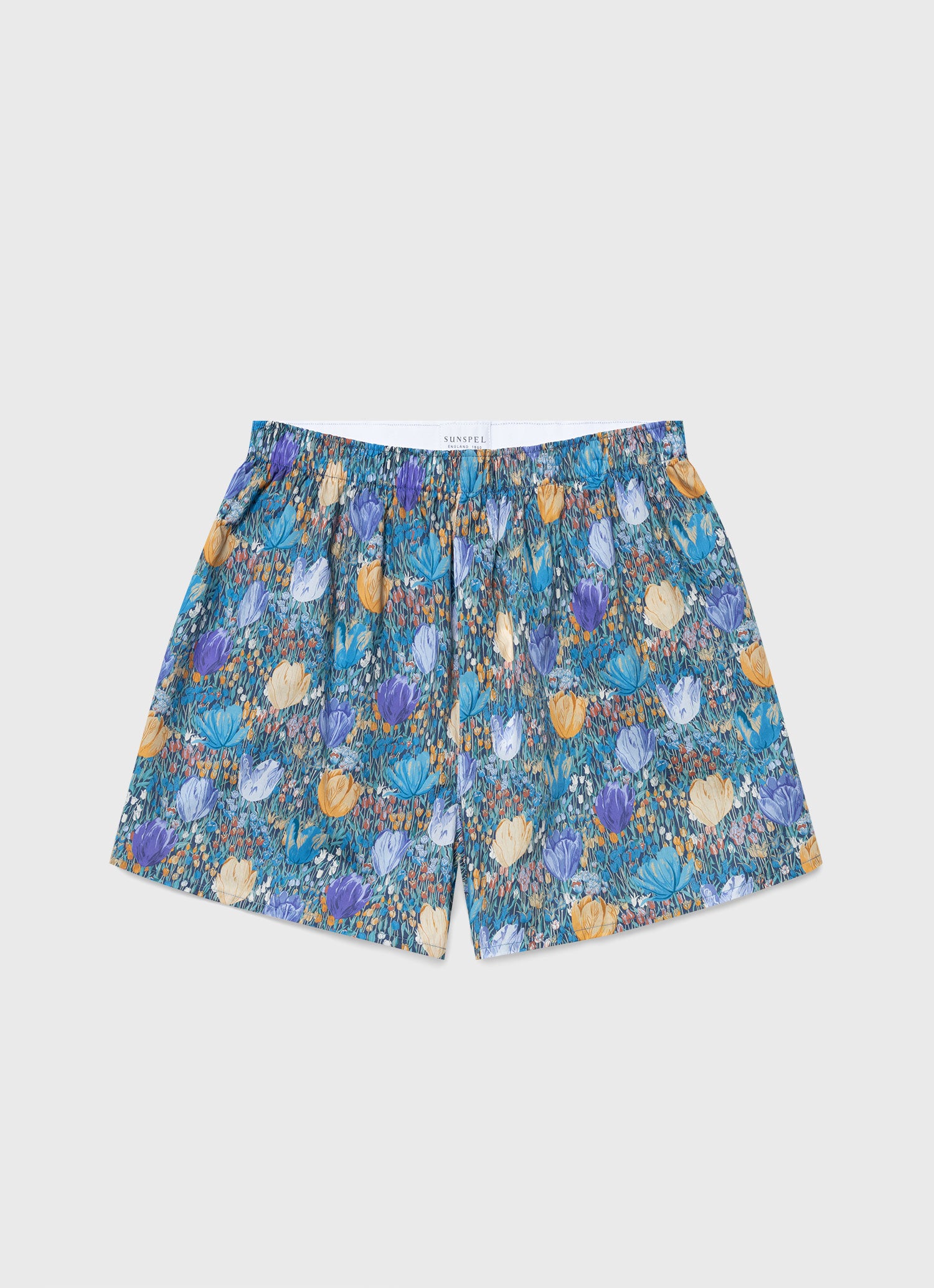 Men's Liberty Print Boxer Shorts in Liberty Tulip | Sunspel