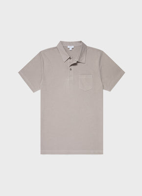 Men's Riviera Polo Shirt in Grey Melange