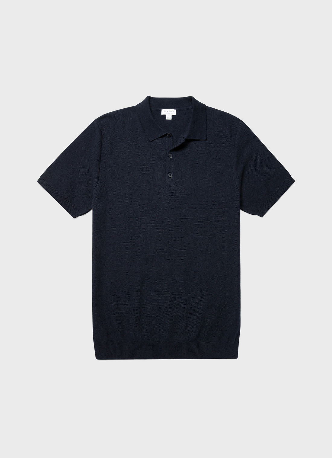Men's Cotton Piqué Polo Shirt in Sunspel