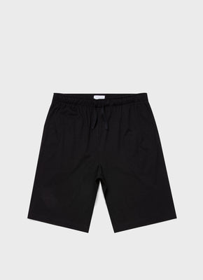 Men's Stretch Cotton Twill Chino Shorts in Navy