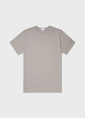 Men's plain t-shirt - blue melange S1390