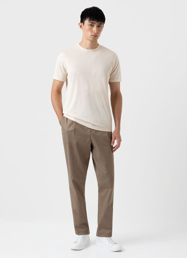 Men's Natural Classic T-shirt in Undyed | Sunspel