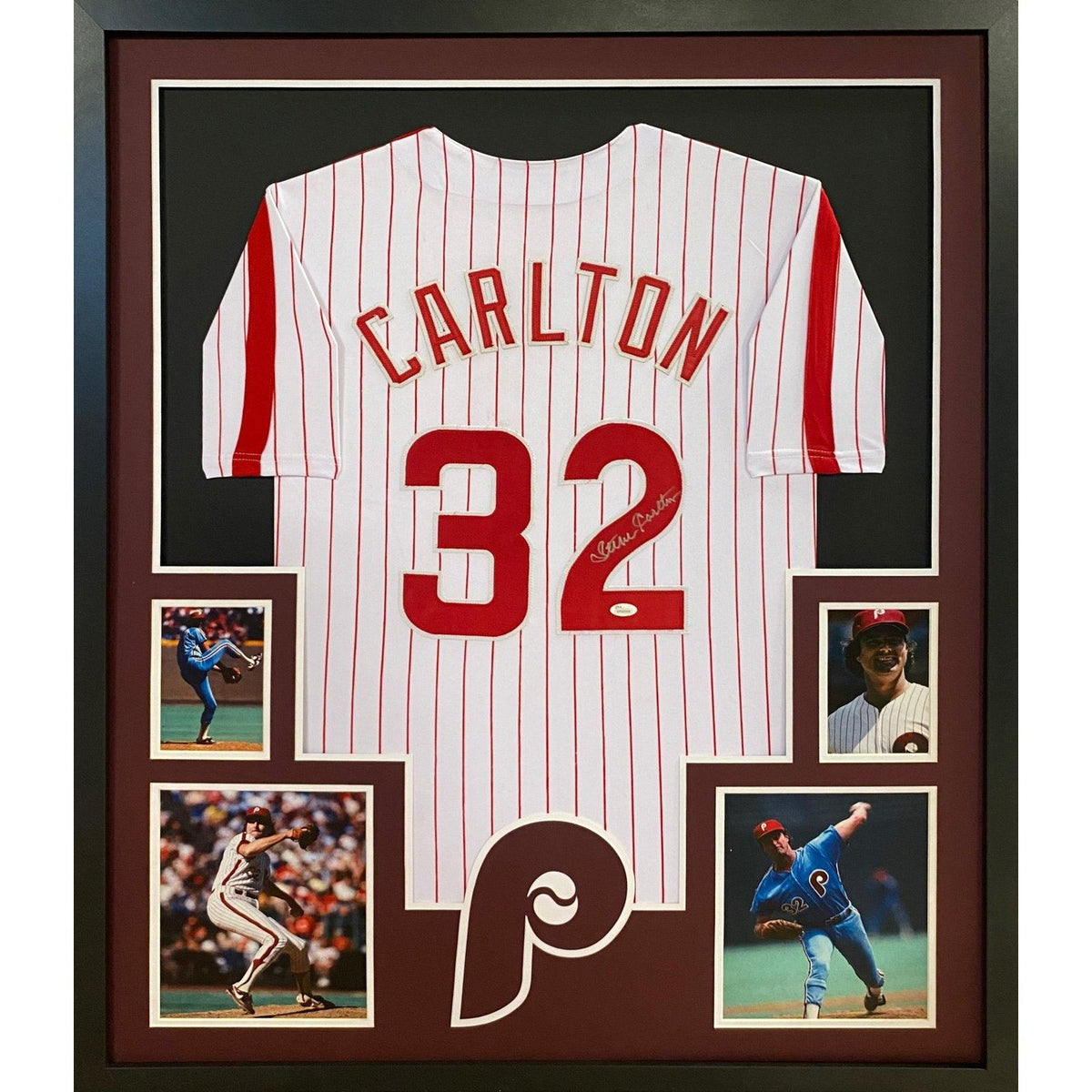 Steve Carlton Signed Philadelphia Phillies Custom Jersey (JSA