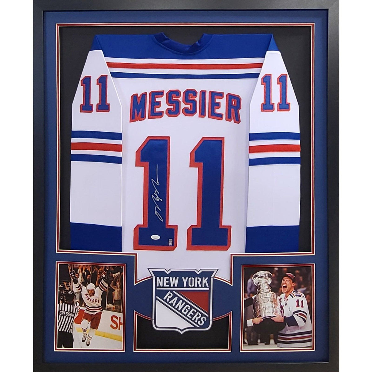 Mike Richter Autographed Signed Framed New York Rangers Jersey