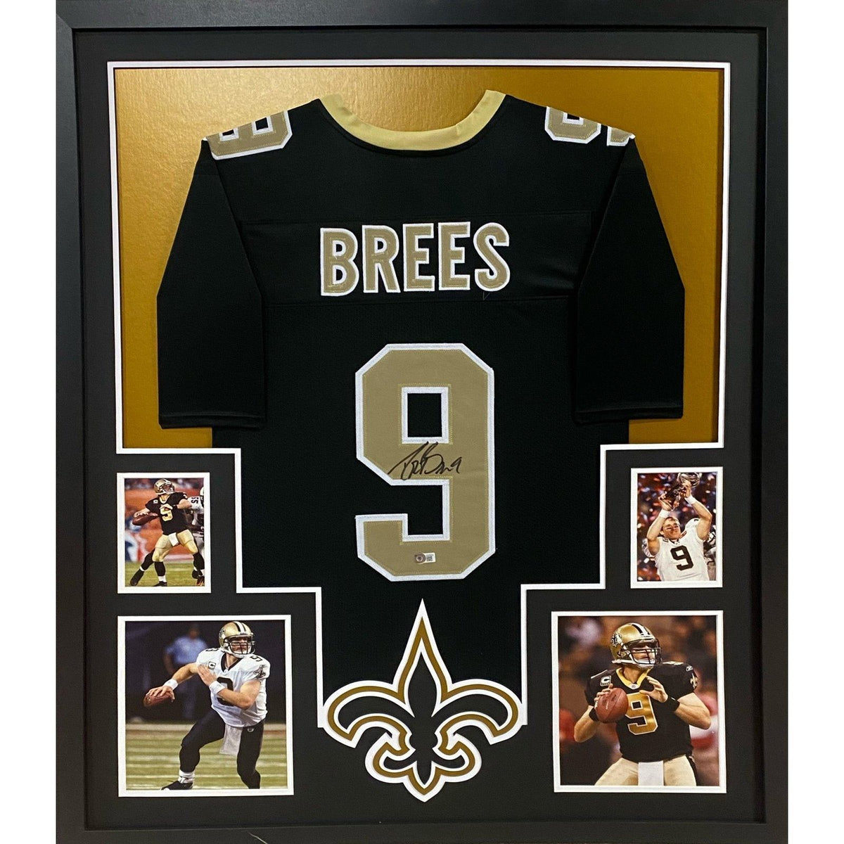 Drew Brees New Orleans Saints Signed Autographed White Custom