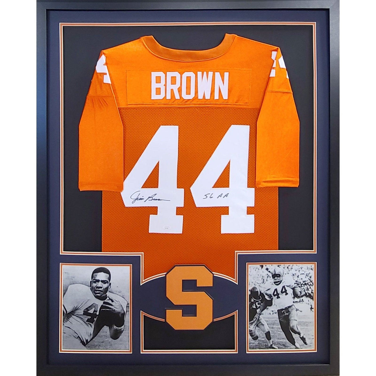 Lot Detail - Jim Brown Signed Cleveland Browns White Jersey