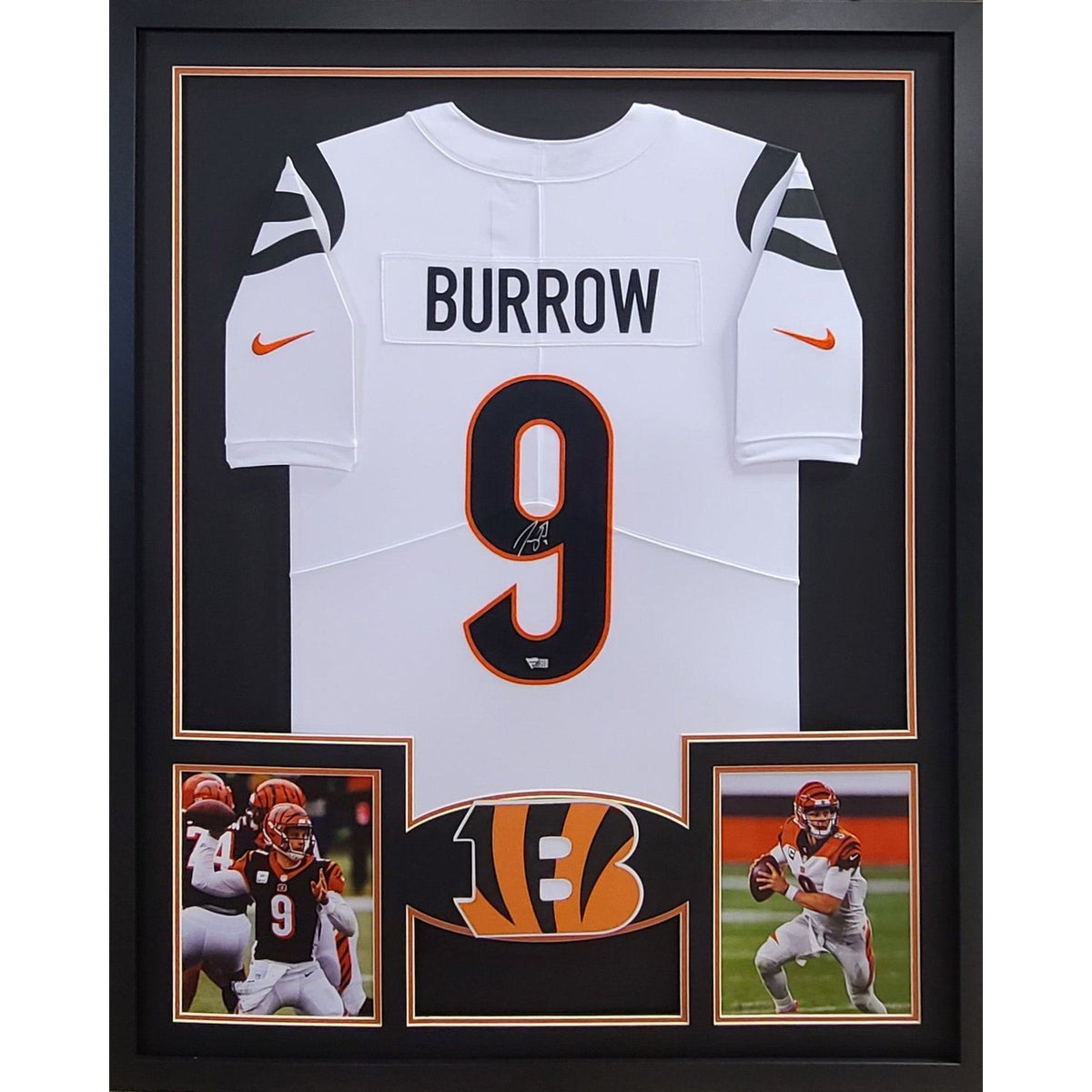 Joe Burrow Autographed and Framed Cincinnati Bengals Jersey
