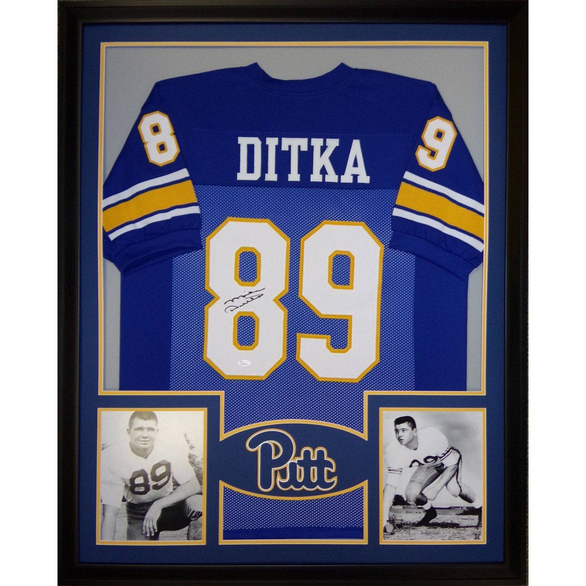 Aaron Donald Framed Jersey JSA Autographed Signed Pitt Panthers Rams D