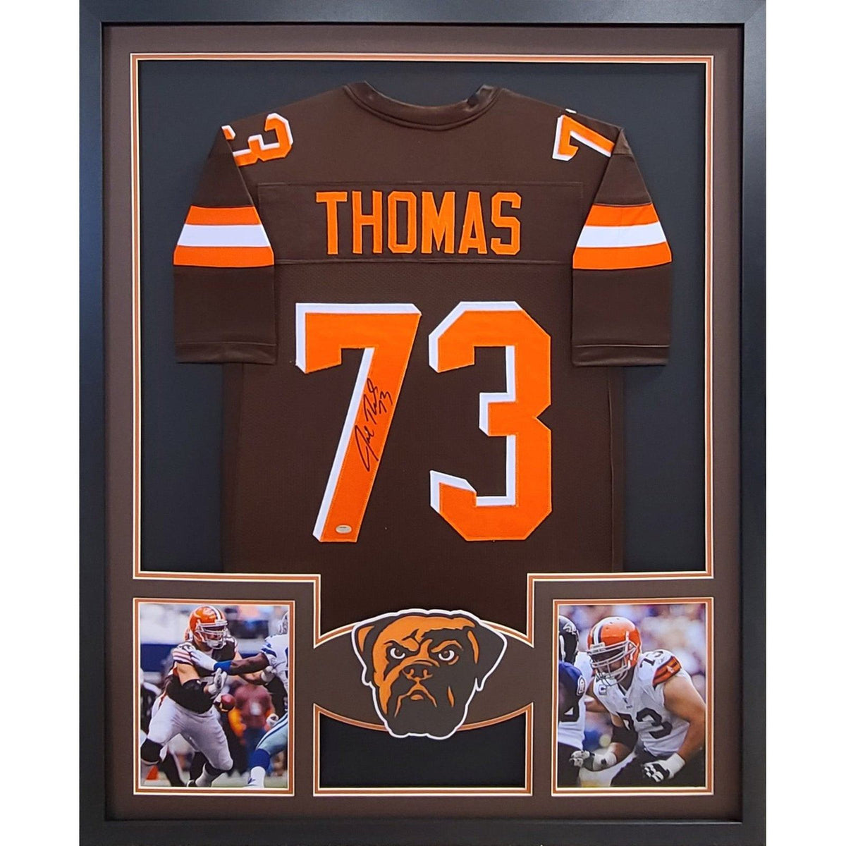 thomas autographed jersey