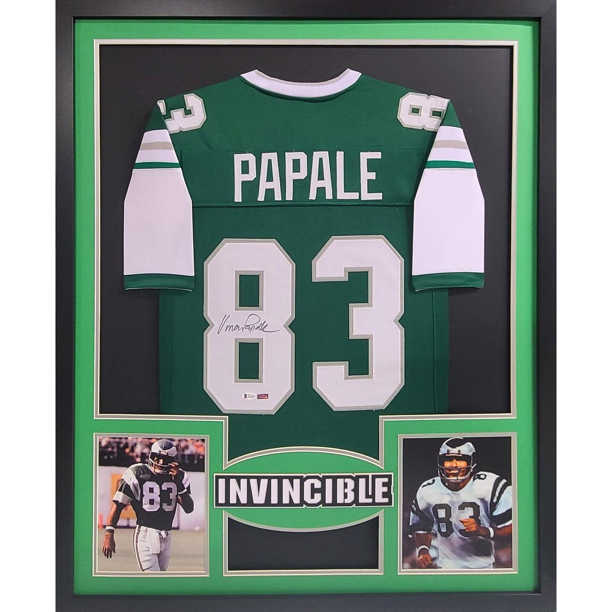 Vince Papale Invincible Framed Signed Jersey Beckett Autographed