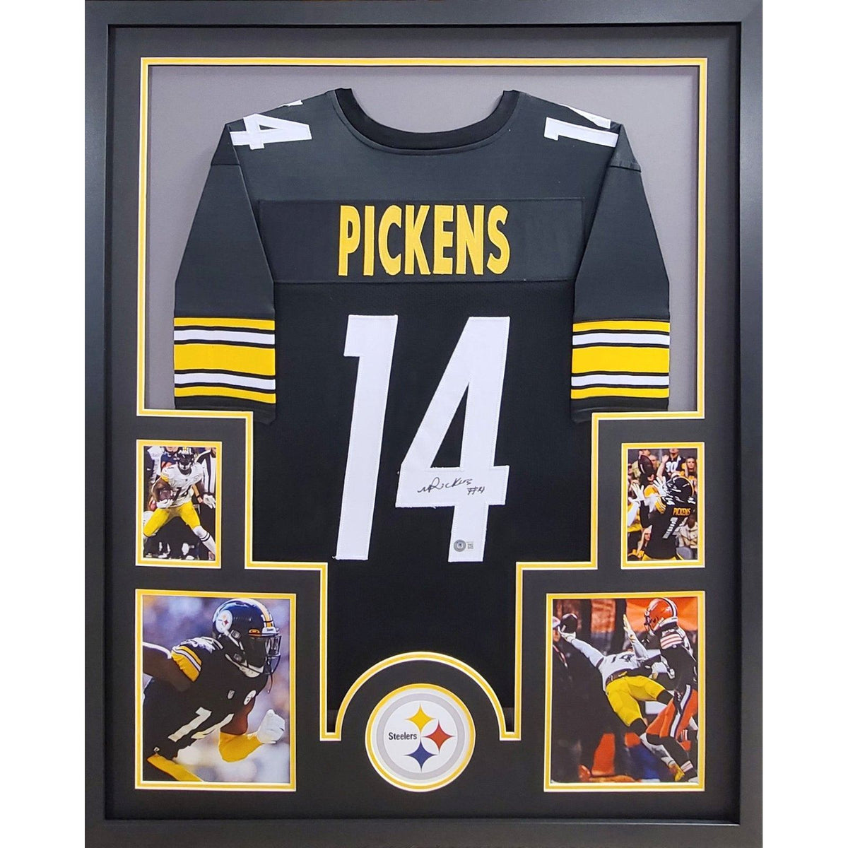 George Kittle Framed Signed Jersey Beckett Autographed Iowa Hawkeyes 4