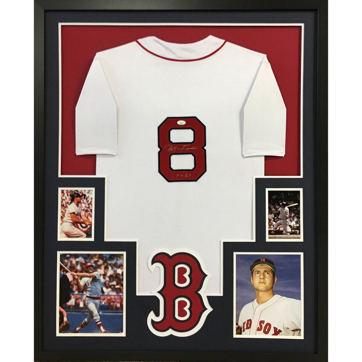 Curt Schilling Autographed Framed Red Sox Jersey - The Stadium Studio