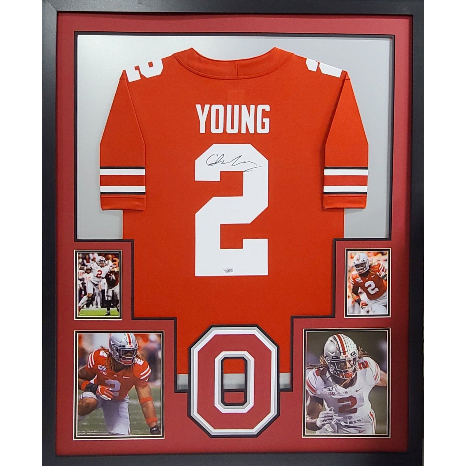 CHRIS OLAVE Autographed Custom Pro Cut JERSEY OSU BUCKEYES Signed BAS –  Zobie Productions