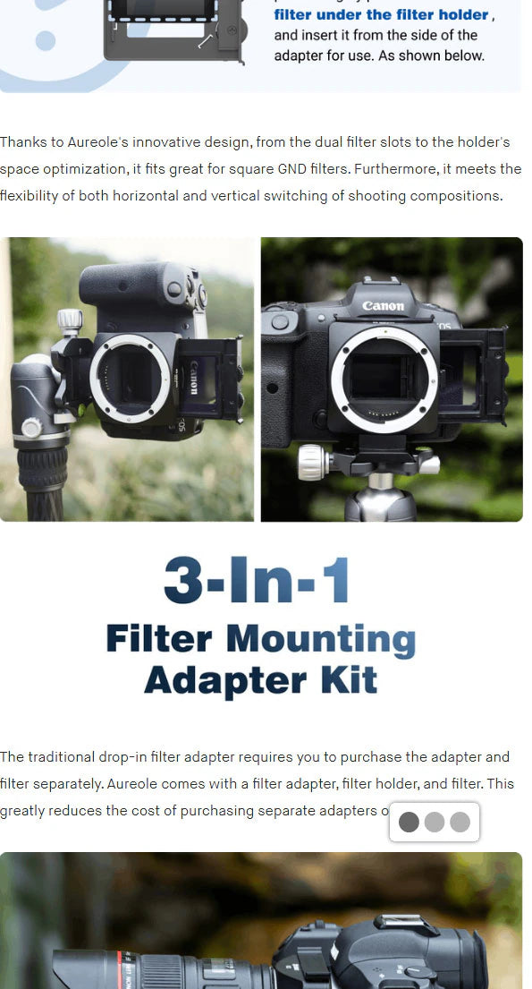 Benro Aureple filter Kit-5