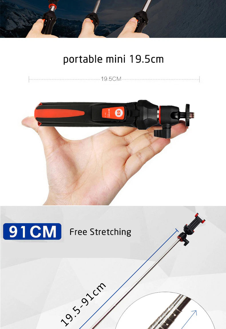 Benro MK10 Mini Tripod and Selfie Stick-11