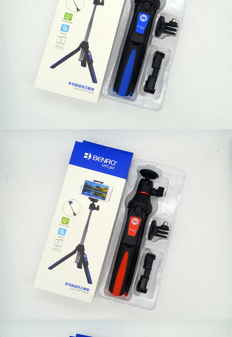 Benro MK10 Mini Tripod and Selfie Stick-17