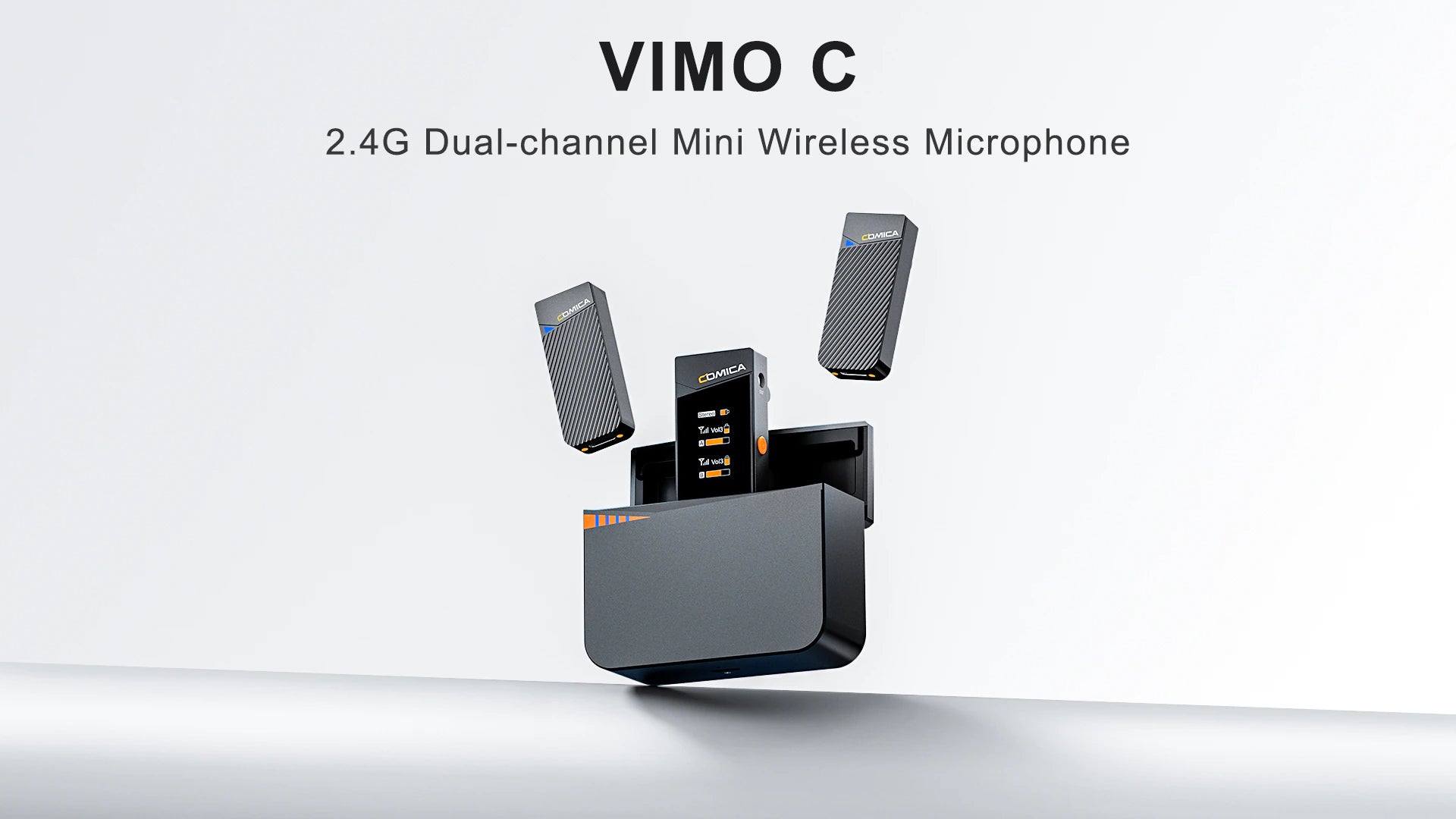 COMICA Vimo C 2.4G Dual-channel Mini Wireless Microphone-11