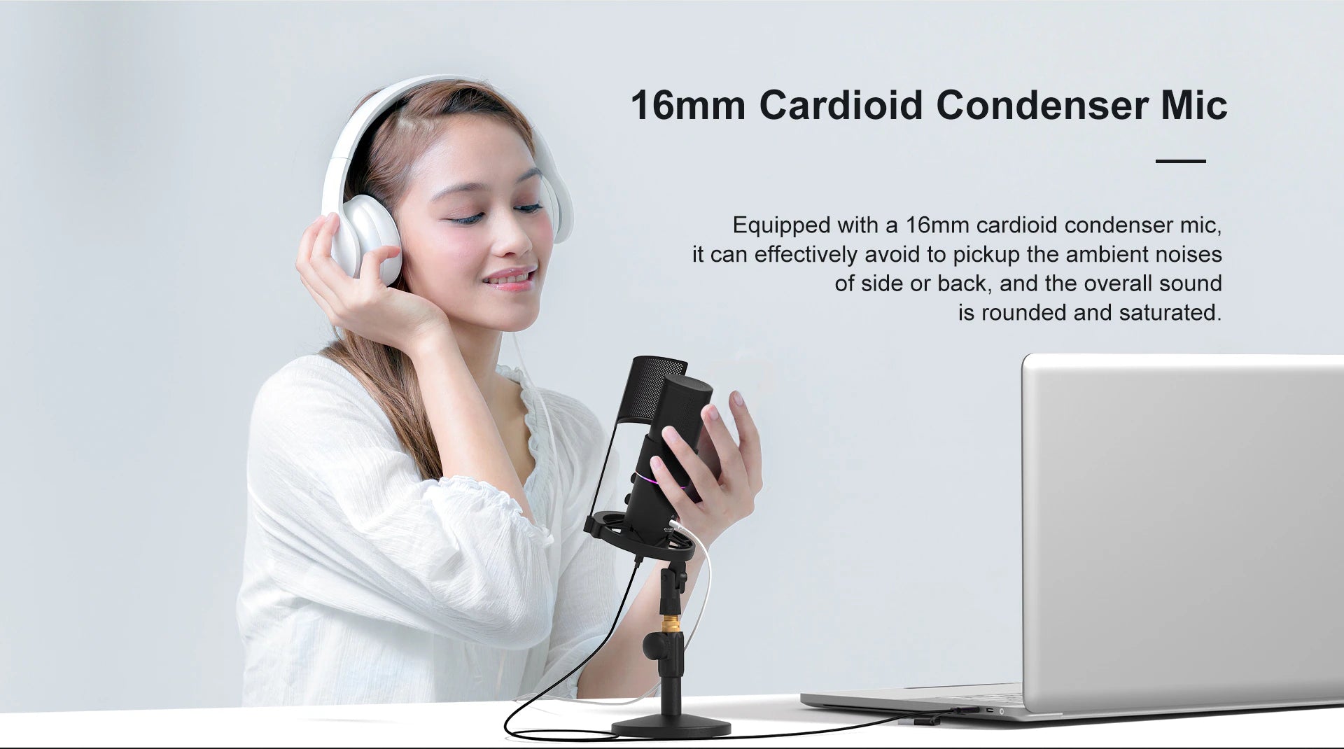 Comica-STA-U2D  RGB Cardioid Condenser USB Microphone Kit-2