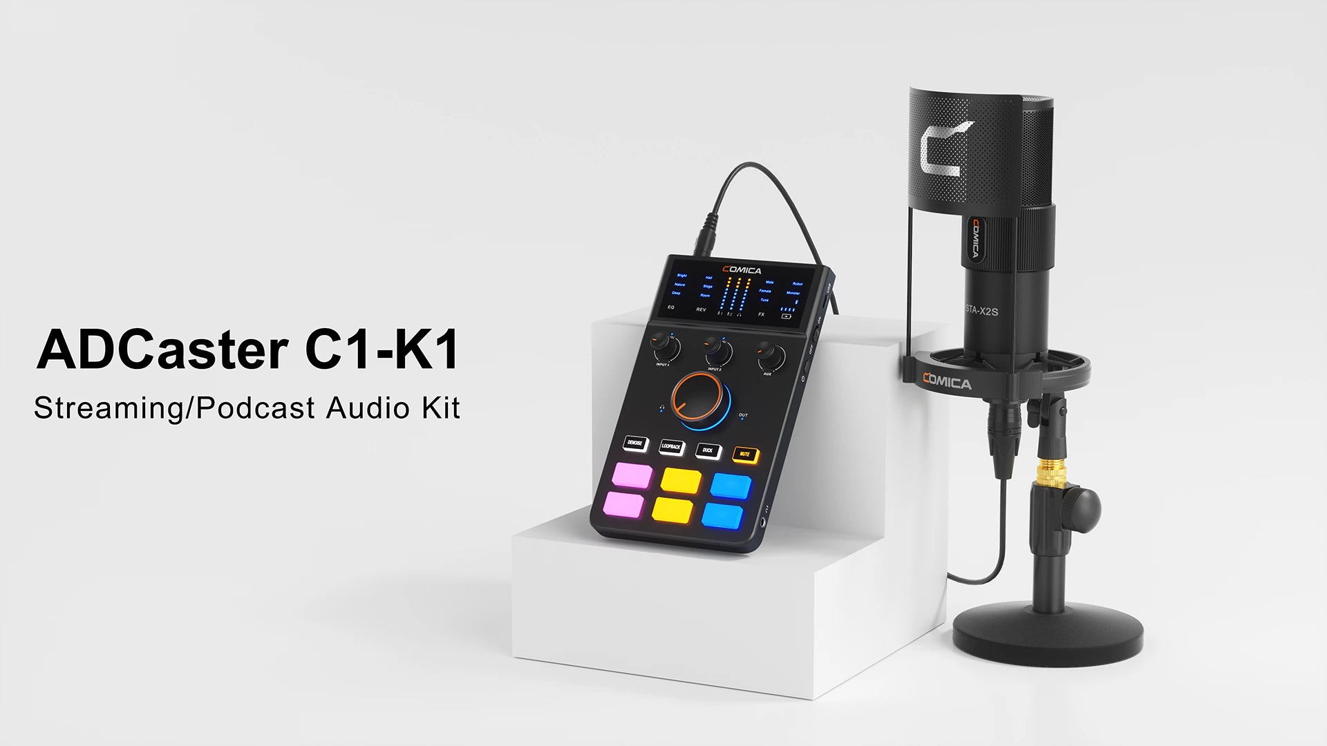 Comica ADCaster C1-K1 Streaming Postcast Audio Kit-1