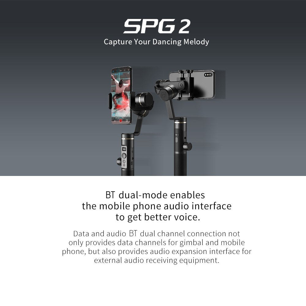 Feiyu SPG2 Aluminium Alloy 3-Axis Handheld Gimbal Stabilizer