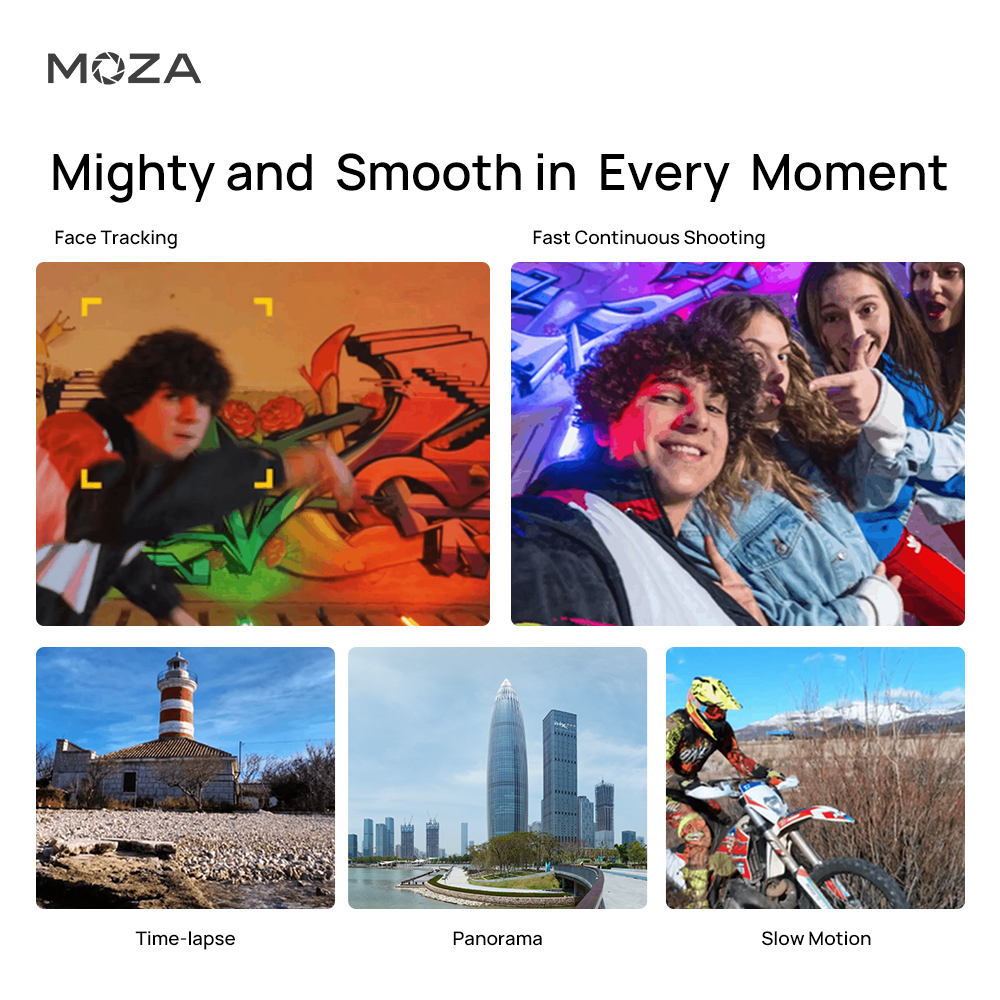 MOZA MOIN Camera 3-Axis 4K HD Handheld Gimbal Camera