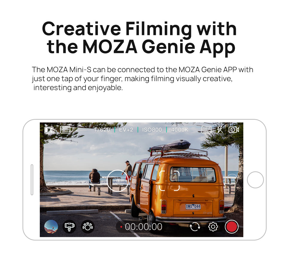 Moza Mini-s Essential Foldable Gimbal Stabilizer For Smartphone