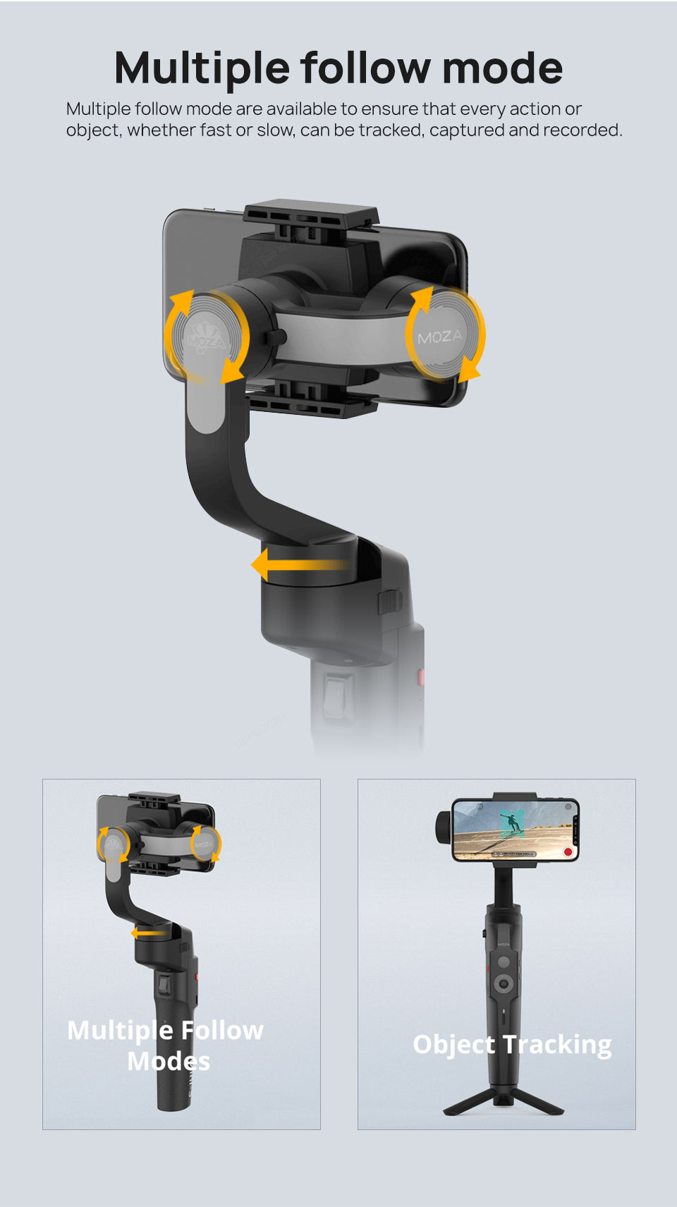 Moza Mini-s Essential Foldable Gimbal Stabilizer For Smartphone
