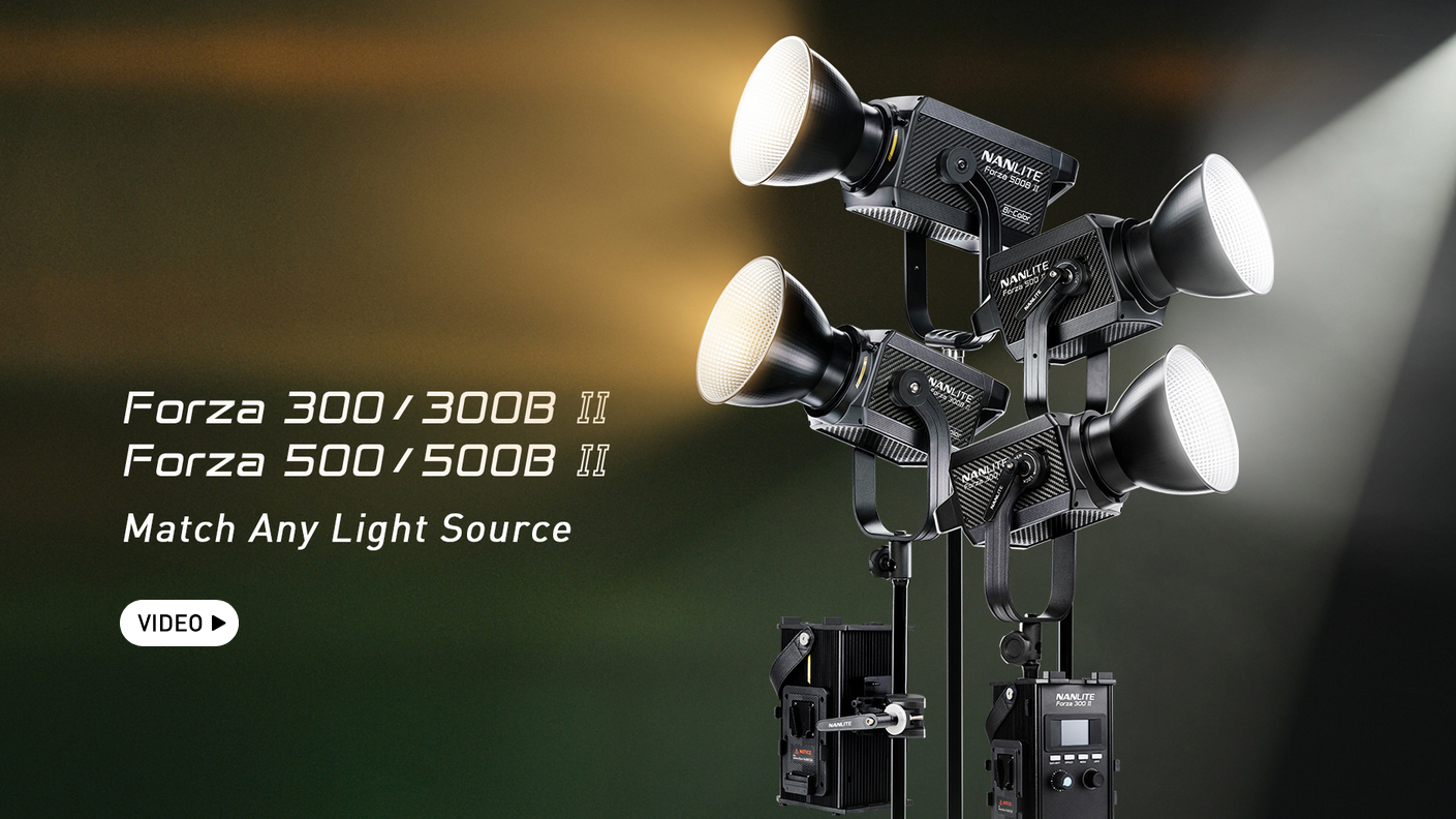 Nanlite Forza 500II 500 Bi-color  LED Monolight COB Light-1