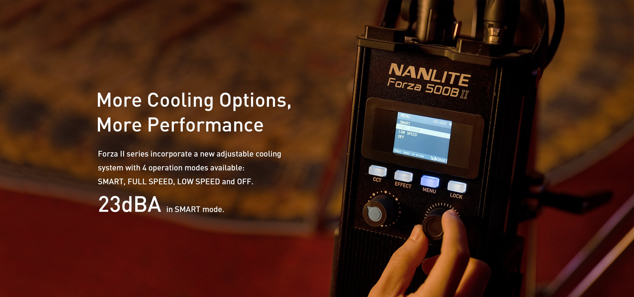 Nanlite Forza 500II 500 Bi-color  LED Monolight COB Light-22