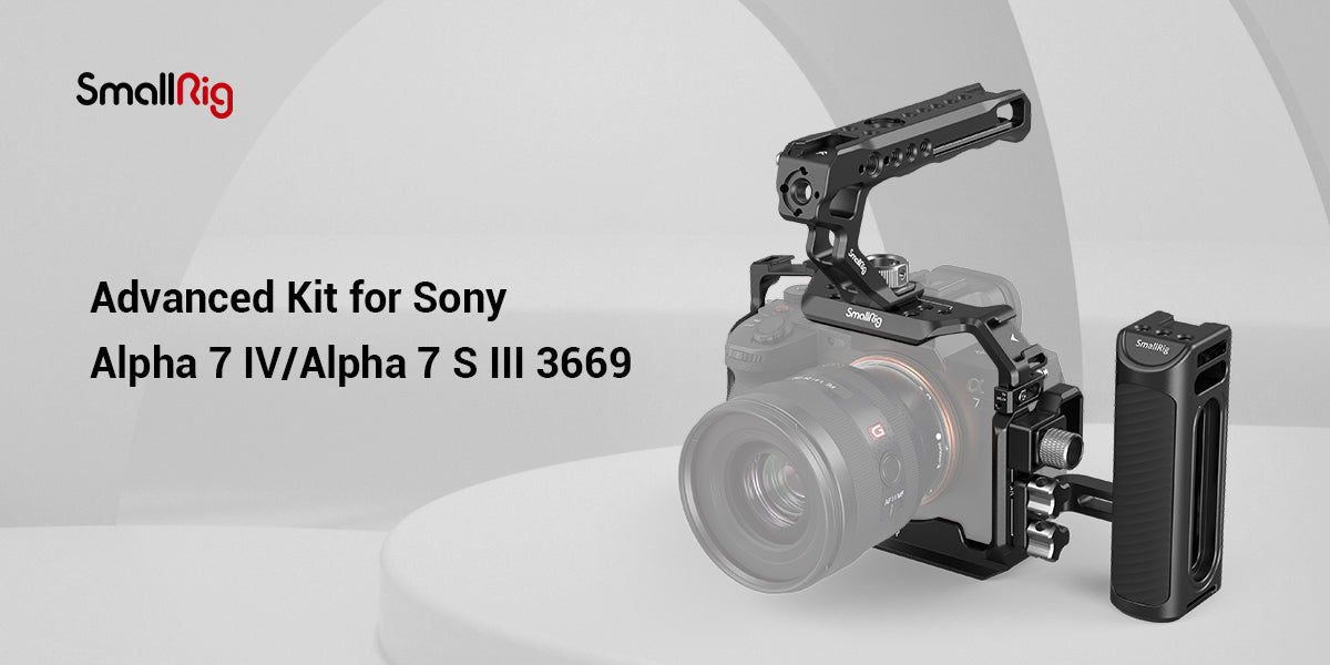 SmallRig Advanced Cage Kit for Sony Alpha 7R V  Alpha 7 IV  Alpha 7S III 3669B -1
