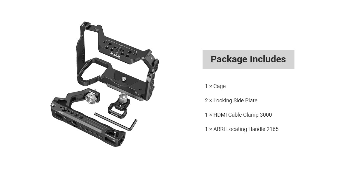 SmallRig Basic Cage Kit for Sony Alpha 7R V  Alpha 7 IV  Alpha 7S III 3668B -10