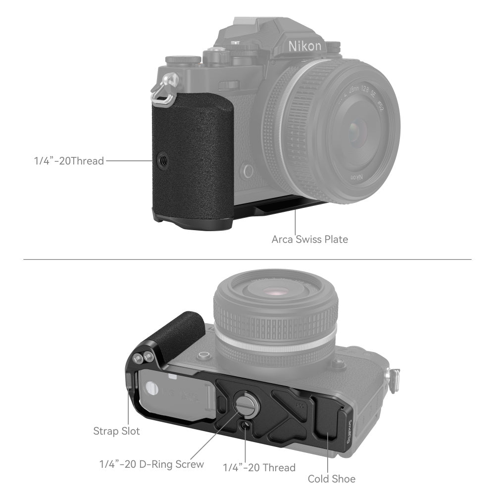 SmallRig L-Shape Grip for Nikon Z fc (Black) 4263-2