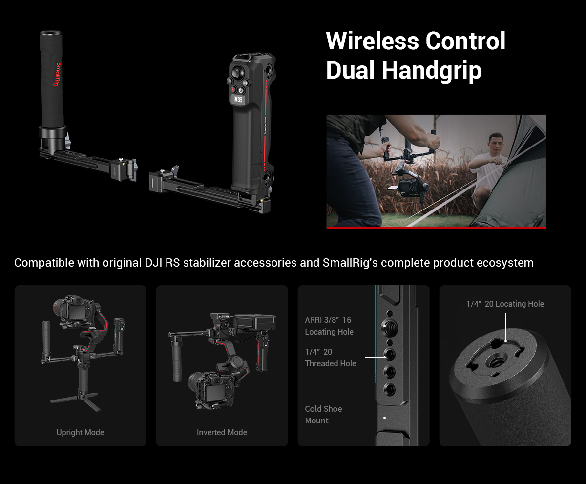 SmallRig Sling Handgrip for DJI RS2 DJI RS 3Pro  3950-8