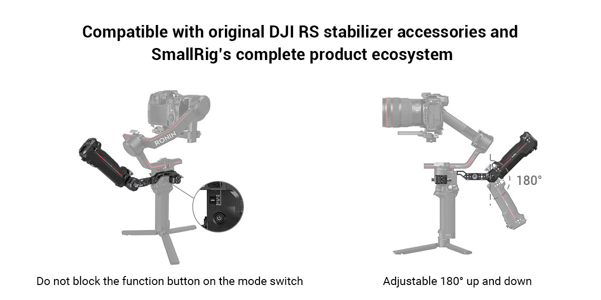 SmallRig Wireless Control Sling Handgrip for DJI RS Series 3919 -7