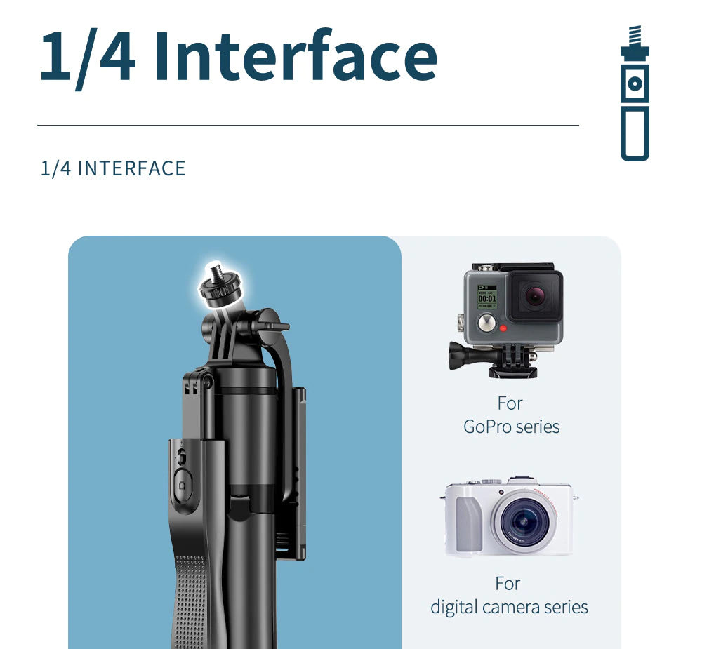 funsnap L16  wireless foldable selfie stick tripod-11