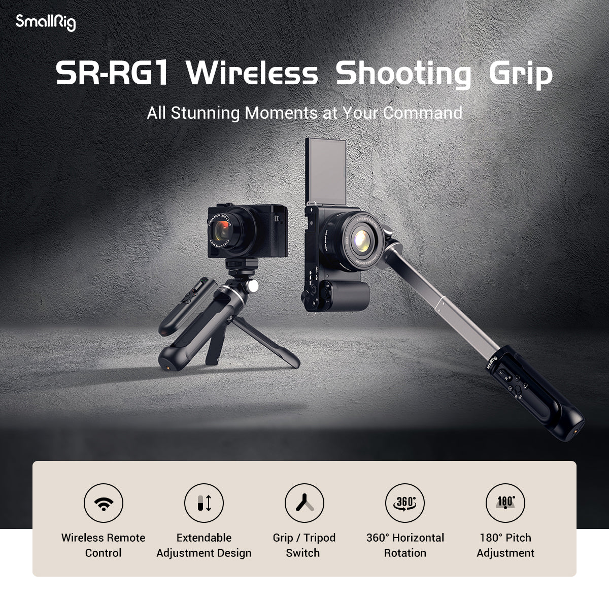 mallRig SR-RG1 Wireless Shooting Grip 3326 -1