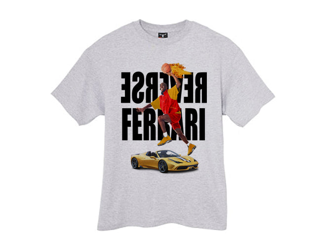 jordan 14 reverse ferrari shirt