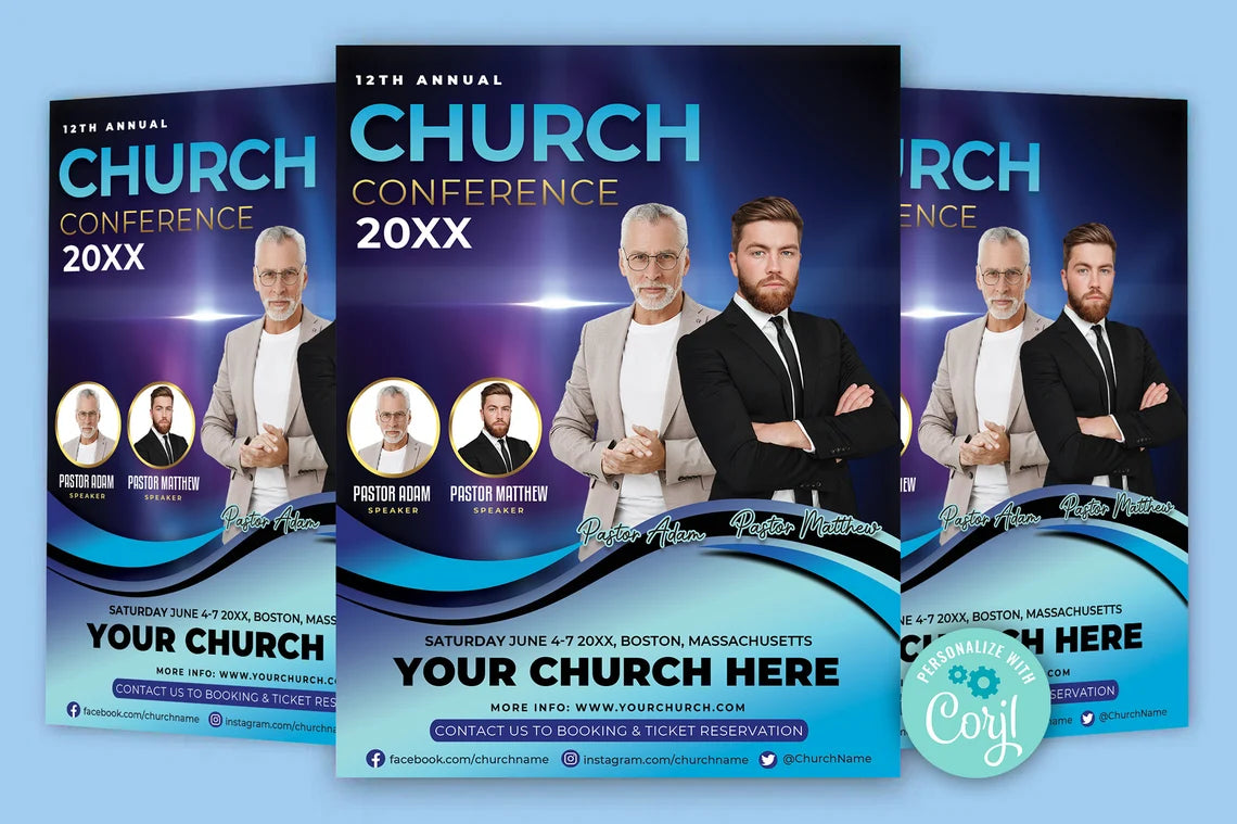 Customizable Church Conference Flyer | Church Event Flyer Template
