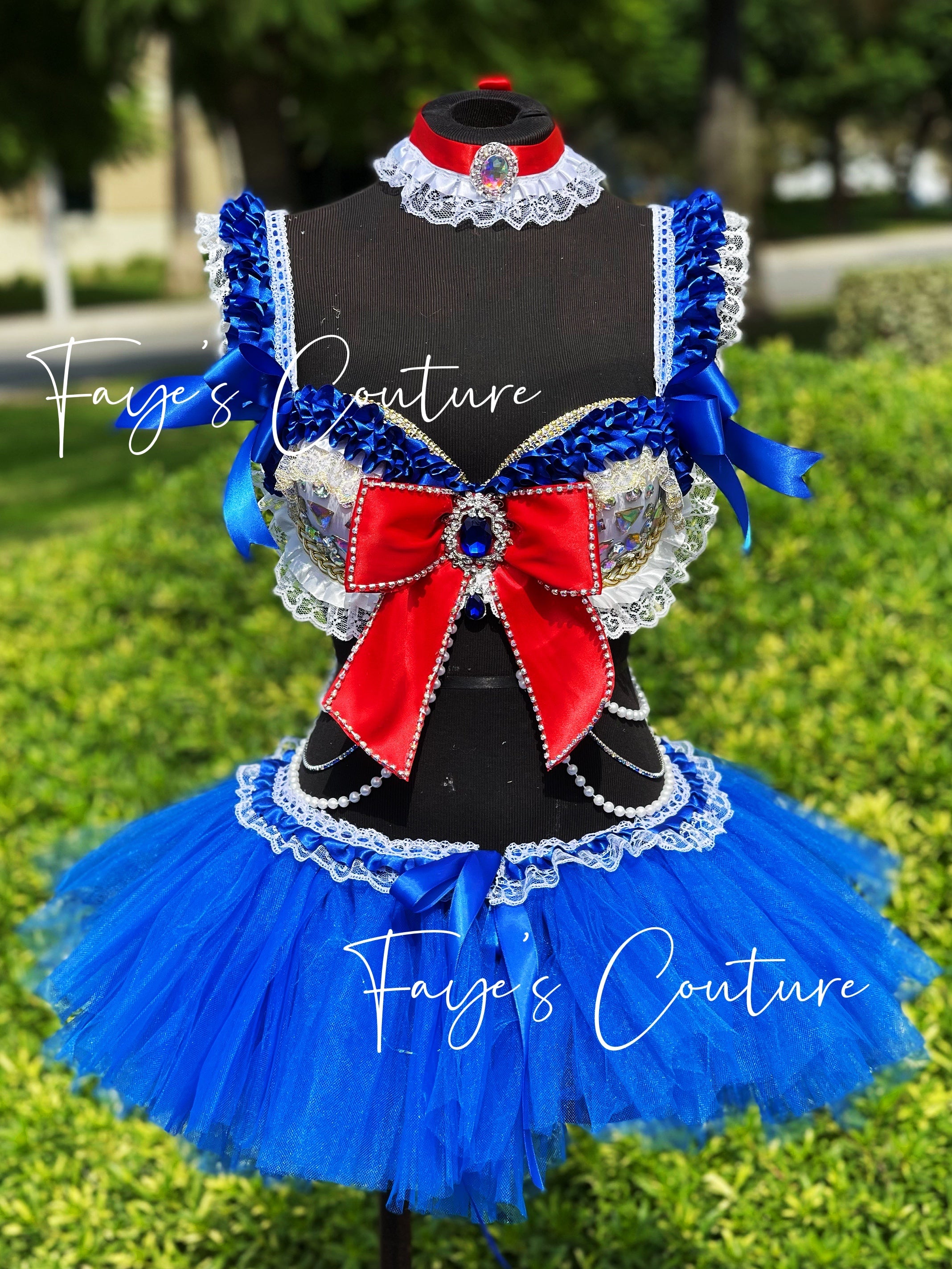 Sailor Moon Inspired outfit set, Rave wear, EDC, Music festival, Cospl –  Fayes Couture