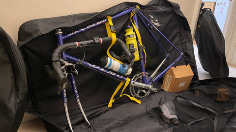 bike inside bike bag