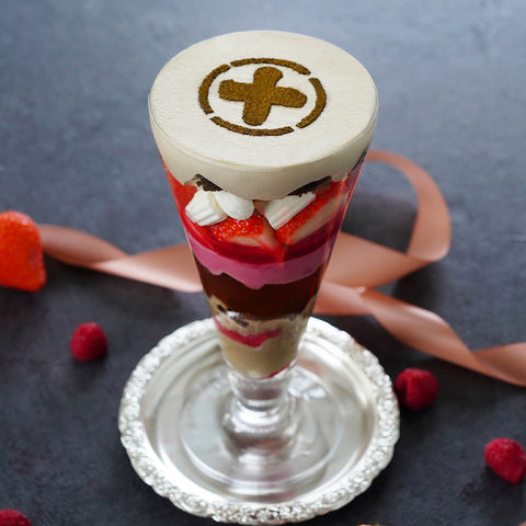 Introducing the seasonal Maruto Parfait "Koisuru Maruto Parfait" at Fujiyoshi Nakamura Kyoto Station store.