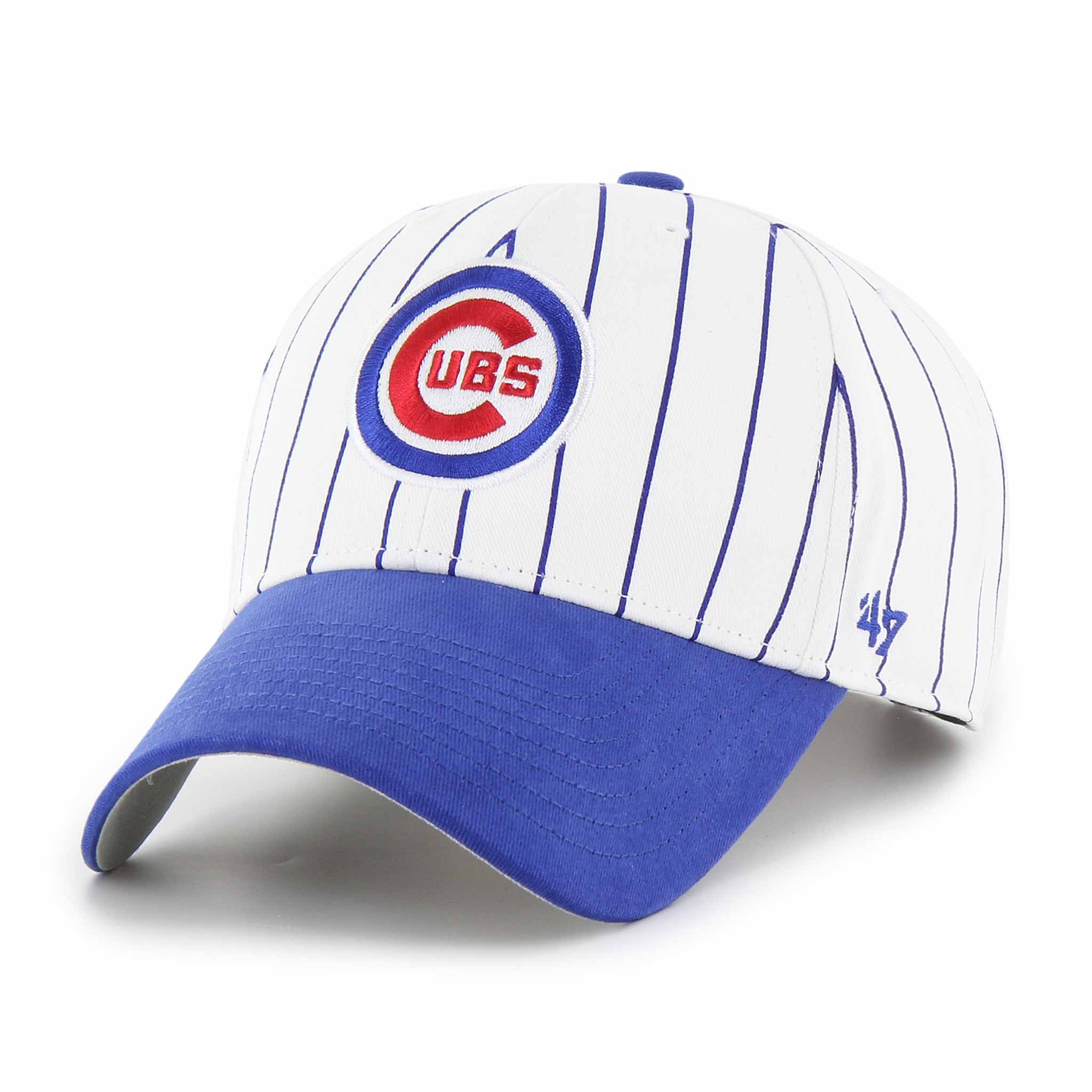 Image of Chicago Cubs Pinstripe Two Tone MVP Adjustable Cap