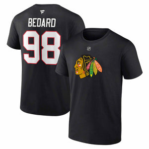 Fan sports custom Connor Bedard Blackhawks jersey at Canucks game – NBC  Sports Chicago