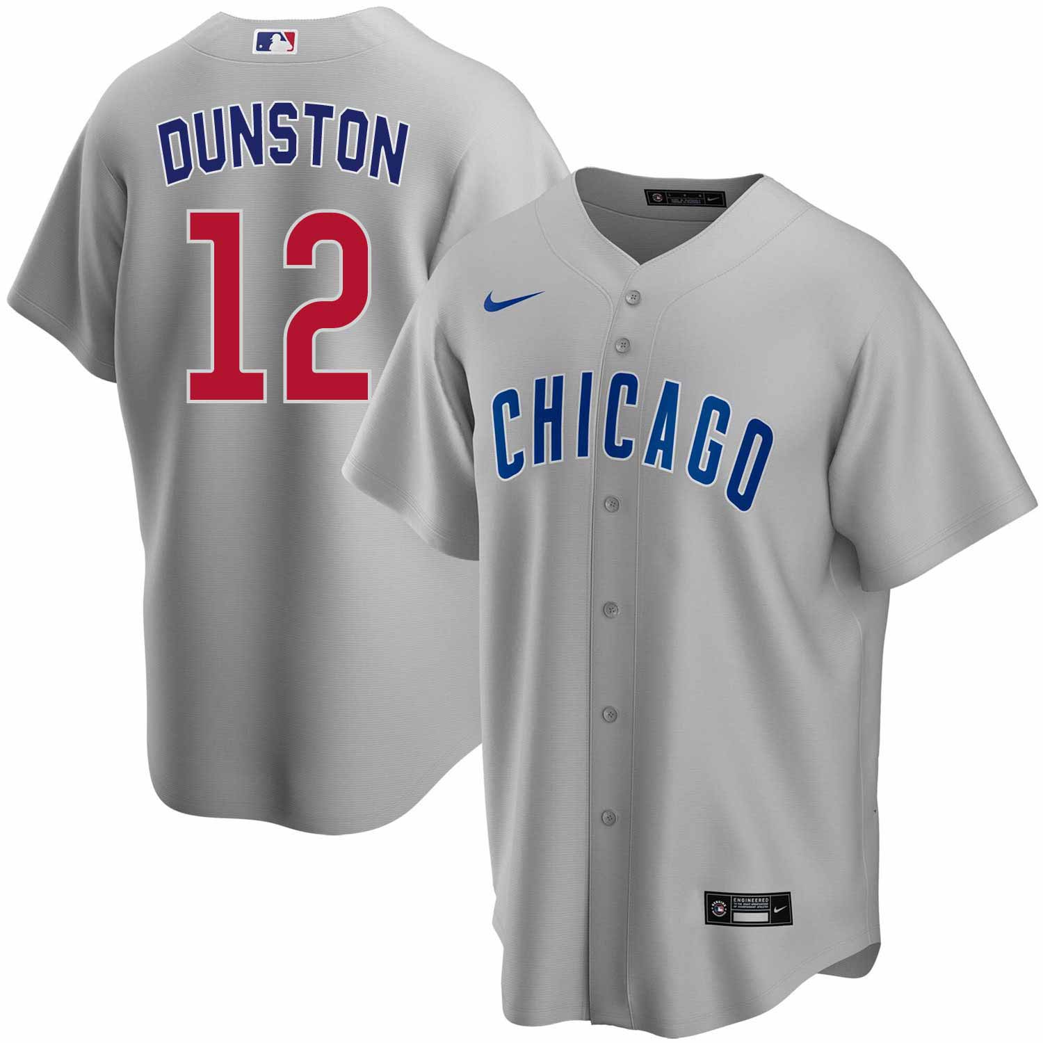 Chicago Cubs Shawon Dunston Nike Road Replica Jersey With