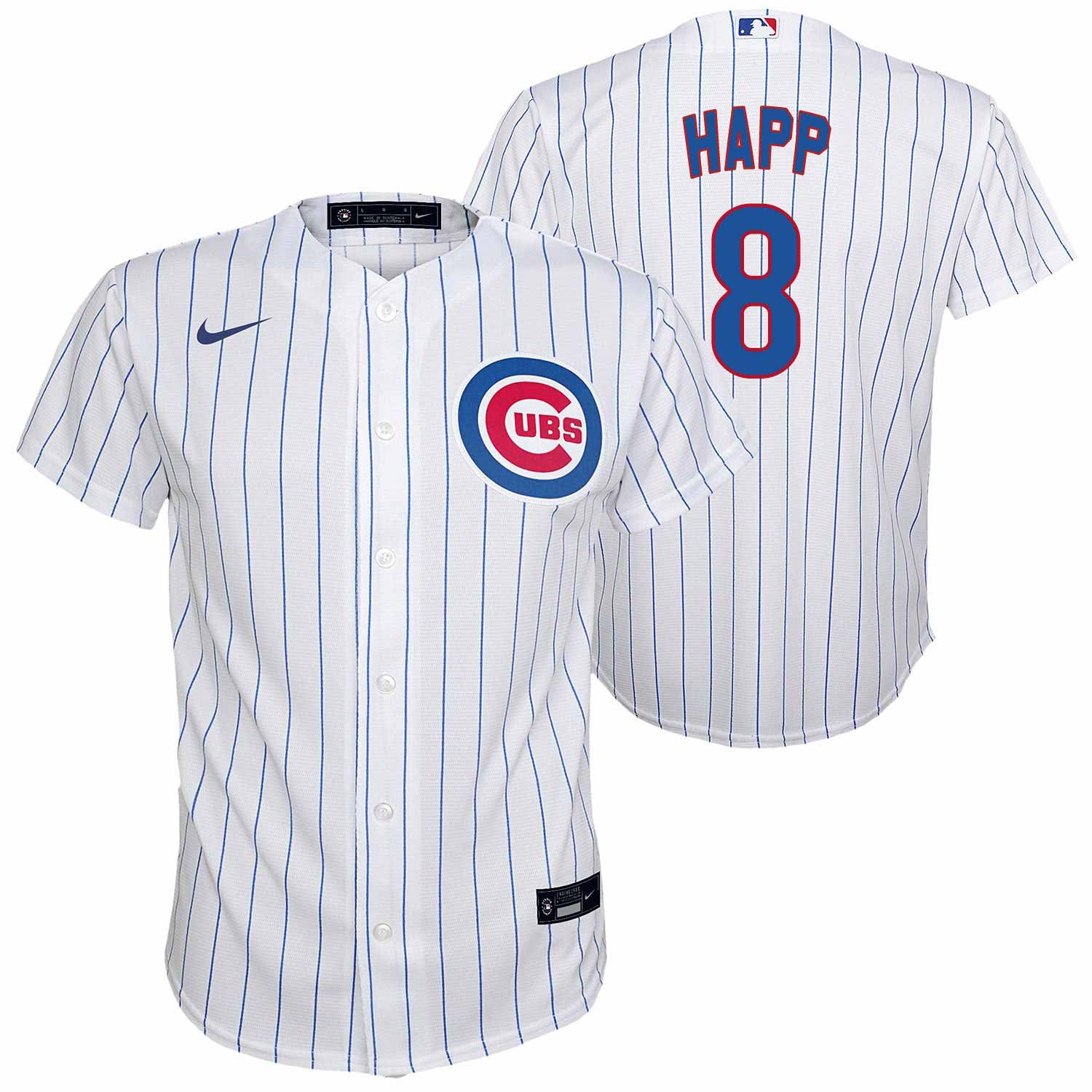 Nike Men's Chicago Cubs White Home Replica Jersey